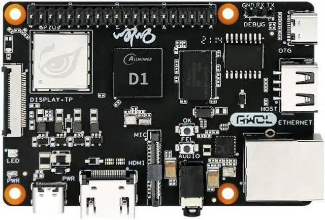 Main image of youyeetoo Sipeed Nezha 64bit RISC-V Linux SBC Board Allwinner D1@1.0GHz with 1GByte DDR3 256MByte Nand Flash Support Tina/Debian System(Standard kit)
