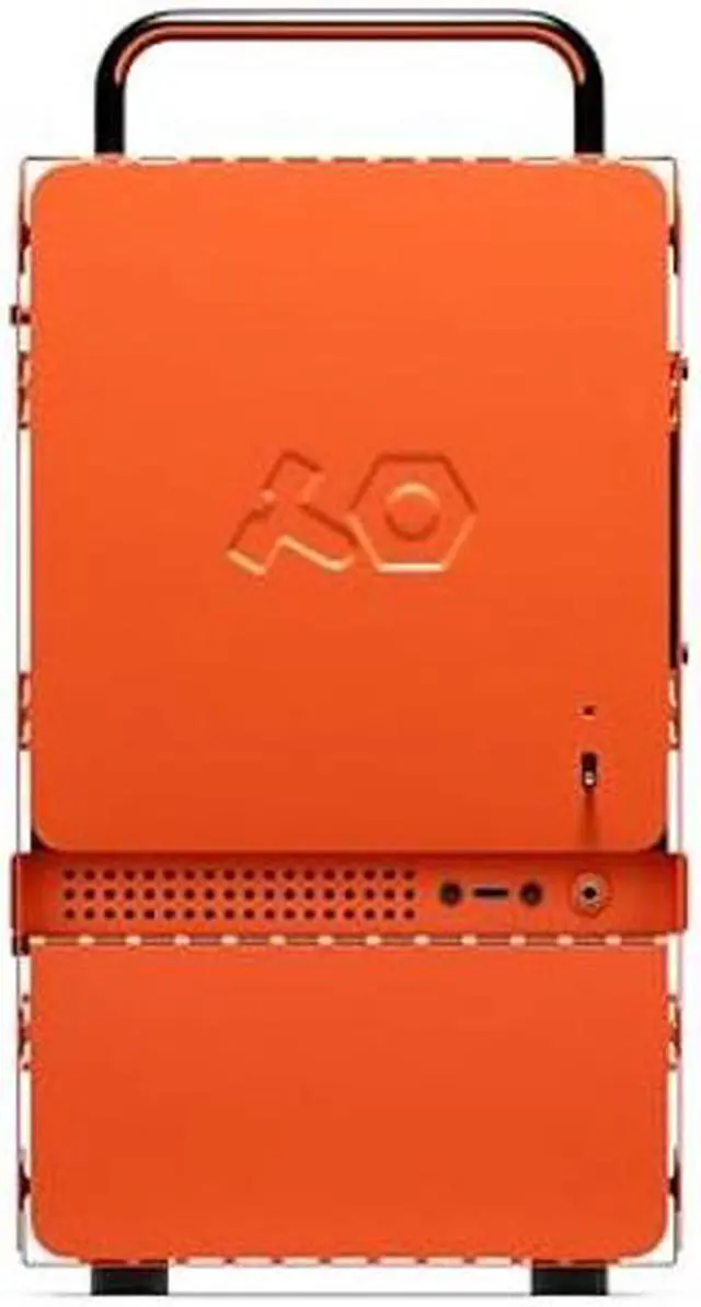 Main image of Teenage Engineering Computer-1 Mini-ITX Computer Case with Powder Coated Aluminum, Chrome Metal Handles, and Dual-Slot GPU, Do It Yourself, Small Form Factor PC Case Compatible with SFX Power Supply