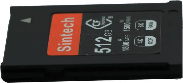 Alt view image 2 of 4 - Sintech CFexpress Type B Card 512GB,Compatible with Nikon Z6 Z7 Z8 Z9 D6 D850,Canon R3 R5C 8K Video