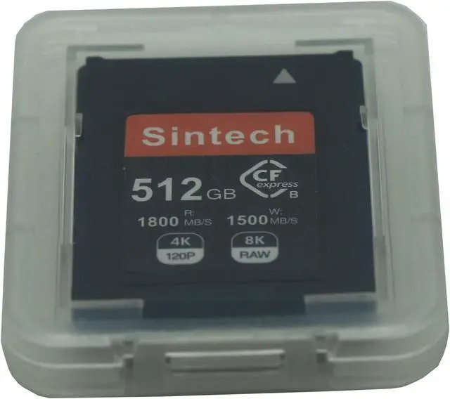 Alt view image 3 of 4 - Sintech CFexpress Type B Card 512GB,Compatible with Nikon Z6 Z7 Z8 Z9 D6 D850,Canon R3 R5C 8K Video