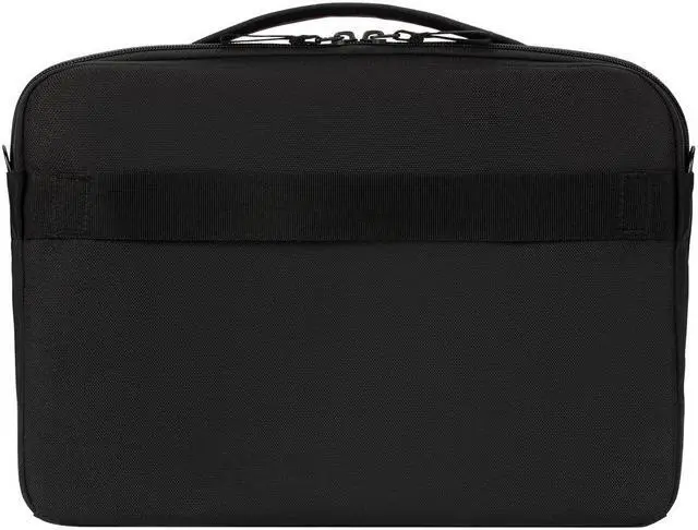 Alt view image 2 of 5 - Incase A.R.C. Brief with ReSpun 100% Recycled Polyester - RFID-Blocking Tech, Easy Access, Internal Organization, Zippered Front Slip Pocket, Padded Laptop Compartment for Up to 14" PC/Mac, Black