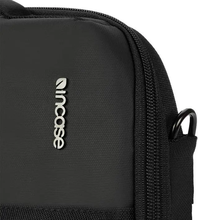 Alt view image 5 of 5 - Incase A.R.C. Brief with ReSpun 100% Recycled Polyester - RFID-Blocking Tech, Easy Access, Internal Organization, Zippered Front Slip Pocket, Padded Laptop Compartment for Up to 14" PC/Mac, Black