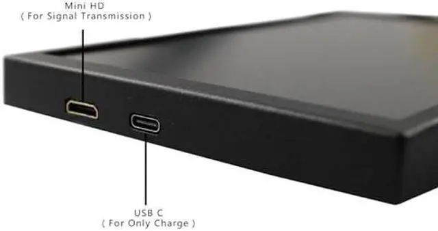 Alt view image 5 of 5 - VSDISPLAY 8 Inch 1280x800 Small LCD Monitor Support Mini HD-MI Video Input Portable Display for DIY PC Case/Laptop/Computer
