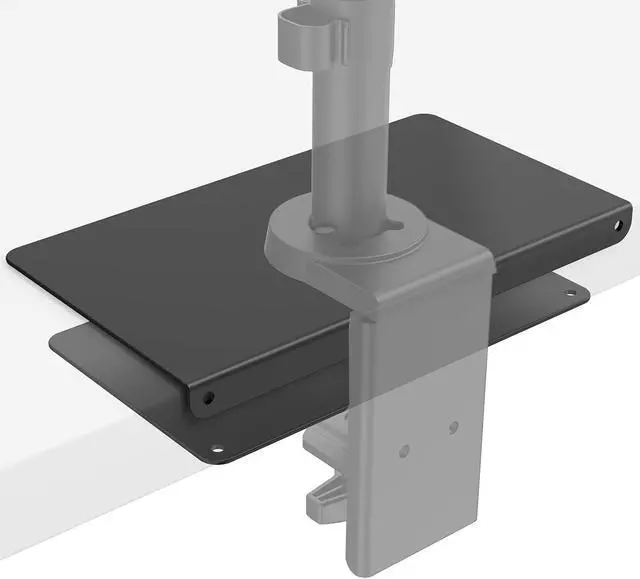 Alt view image 3 of 5 - WALI Bundle  2 Items: Single Monitor Stand Mount Arm and Steel Reinforcement Bracket