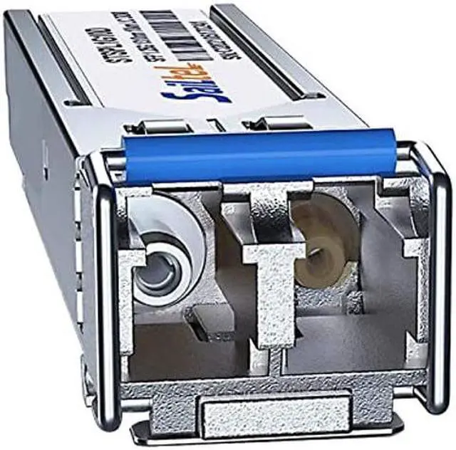 Alt view image 2 of 5 - 1.25 Gigabit Single Mode LC Duplex Transceiver,1000Base-LX Dual Fiber SFP Module,1310nm SMF, up to 10 km,DDM,Compatible with Cisco, Ubiquiti, Mikrotik,Netgear, Dlink,Linksys and More (1000M, x10)