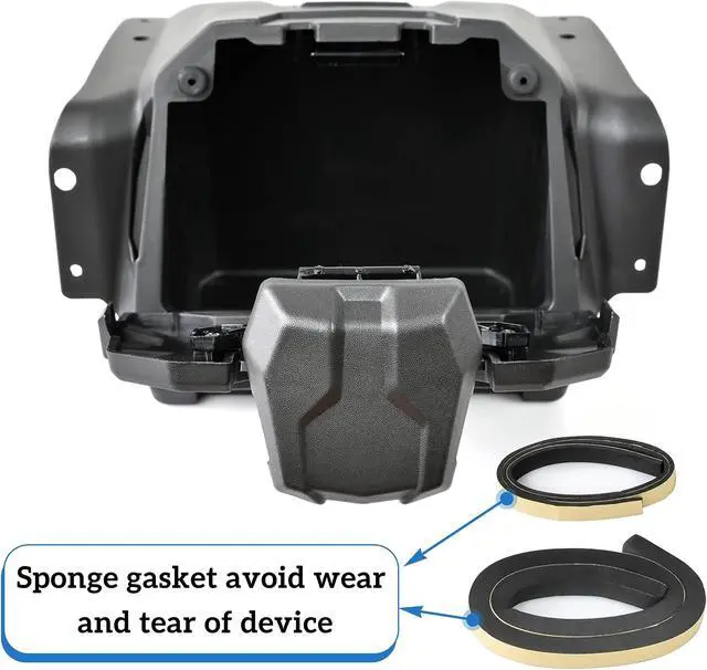 Alt view image 5 of 5 - SAUTVS Tablet Mount Phone Holder for Ranger SP 570 2022-2025, Electronic Device GPS Tablet Holder Phone Mount with Storage Box for Polaris Ranger SP 570 / Crew 2022-2025 Accessories