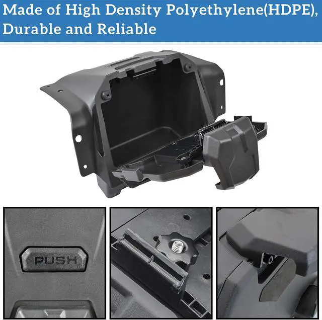 Alt view image 3 of 5 - SAUTVS Tablet Mount Phone Holder for Ranger SP 570 2022-2025, Electronic Device GPS Tablet Holder Phone Mount with Storage Box for Polaris Ranger SP 570 / Crew 2022-2025 Accessories