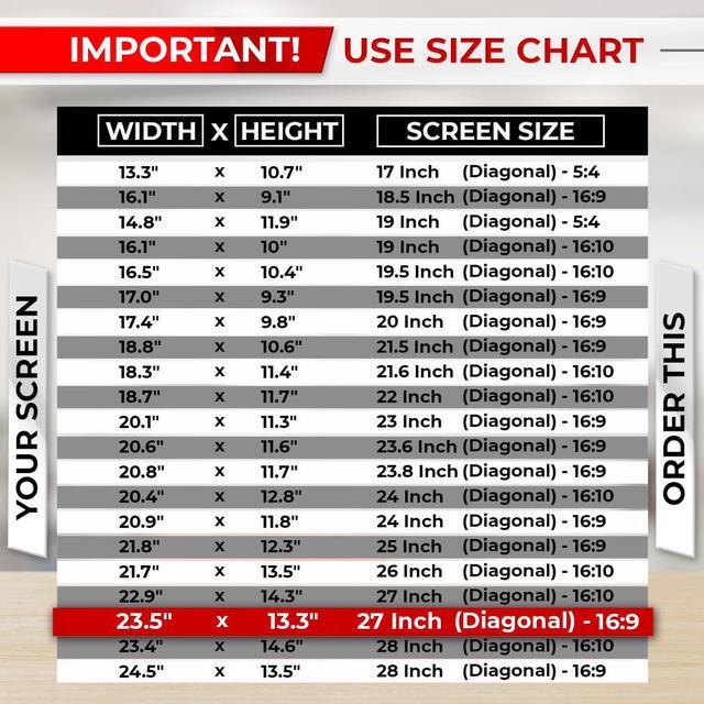 Alt view image 3 of 5 - SightPro 27 Inch 16:9 [2 Pack] Computer Privacy Screen Filter for Monitor - Privacy Shield and Anti-Glare Protector
