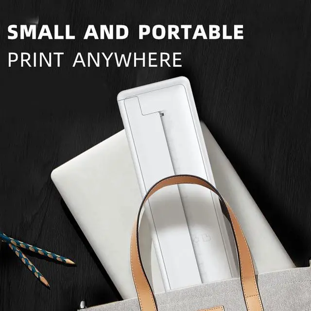 Alt view image 2 of 5 - Portable Rechargeable Inkless A4 Thermal Printer, Easy to Use, Large Capacity with Wide Compatibility