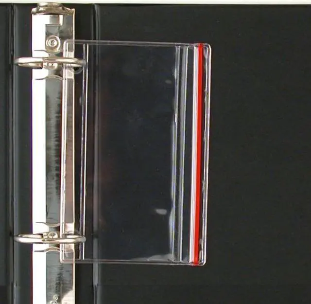 Alt view image 4 of 5 - StoreSMART - Flash Drive Zipper Case for 3-Ring Binders - 50-Pack - Vinyl Plastic - R1831-FLASH50 - Made in USA