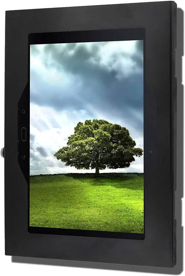 Alt view image 2 of 5 - TABcare Locking Anti-Theft Metal Case for Samsung Galaxy TAB A7 10.4" Tablet for Kiosk, POS, Store, Show Display, Time Clock (TAB A7 10.4, Black)