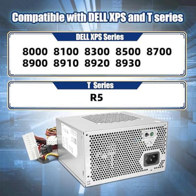 Alt view image 3 of 5 - Upgraded HU460AM-01 WC1T4 D460AM-03 460W Power Supply Compatible with Dell XPS 8930 8920 8910 8900 8700 8300 Alien-Ware Aurora R5 Replacement DPS-460DB-15 AC460AM-01 WY7XX WC1T4 D460AM-03 L350AM-00