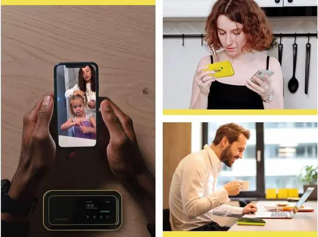 Alt view image 2 of 5 - Mobile Hotspot Device Portable WiFi Hotspot for Travel International Coverage Router, Multi-Carrier Access, No Contract or SIM Card Required, Worldwide, Home (USA 10GB Valid for one Year)