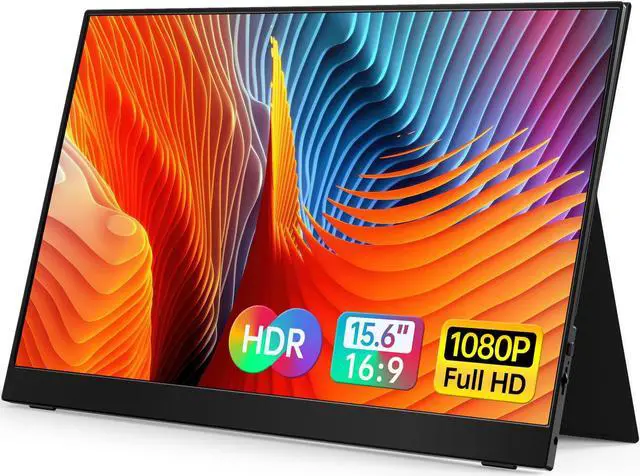 Main image of VILVA Portable-Monitor-for-Laptop - 15.6'' 1080P FHD IPS Display USB-C HDMI Portable Monitor for Laptop with Cover and Speakers External Monitor for Laptop/PC/Mac/Phone/Xbox Switch/PS4/