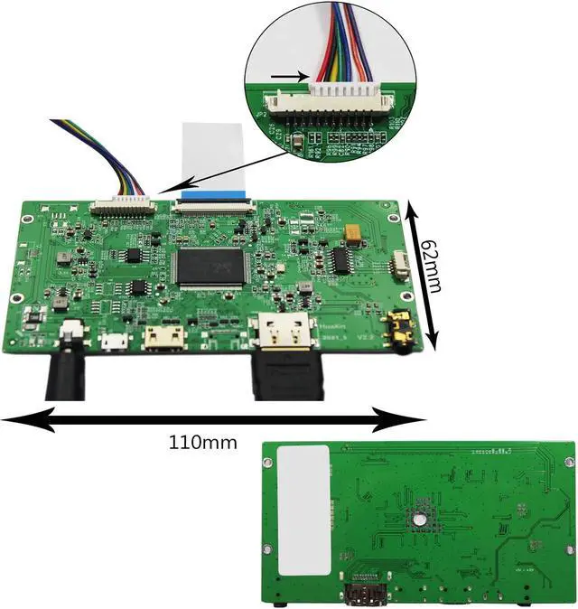 Alt view image 3 of 5 - VSDISPLAY 9.7 inch 2048x1536 IPS LCD LP097QX1/ LTL097QL01/ HQ097QX1 with Controller Board fit for DIY Cabinet Monitor