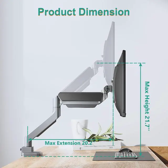 Alt view image 4 of 5 - WALI Bundle - 2 Items: Single Mount Arm and Mount Bracket Adapte
