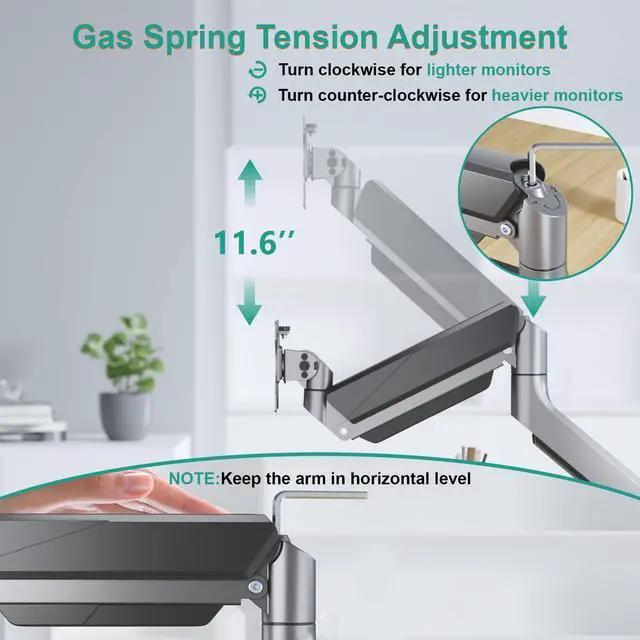 Alt view image 5 of 5 - WALI Bundle - 2 Items: Single Mount Arm and Mount Bracket Adapte