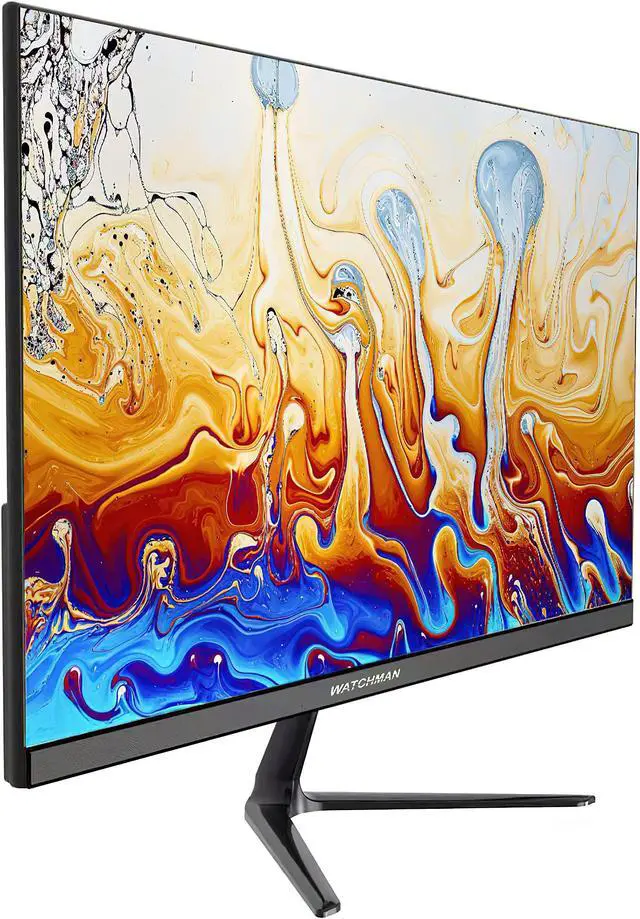 Alt view image 3 of 4 - Watchman WM-ND2200 Ultra-Thin Borderless 22" LED Monitor, TFT LED, 1920x1080 Resolution, 17:9 Aspect Ratio, 6.5ms Response Time; VGA and HMDI Inputs, Metal and ABS Housing