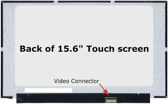 Alt view image 4 of 5 - wzqrps 5D10W69930 5D10W69931 5D11B38235 Replacement Laptop FHD 40 pin LCD Touch Screen Digitizer Display Panel for Lenovo Ideapad 5 15ARE05 15IIL05 5-15ITL05 81YK R156NWF7 R2 NV156FHM-T07