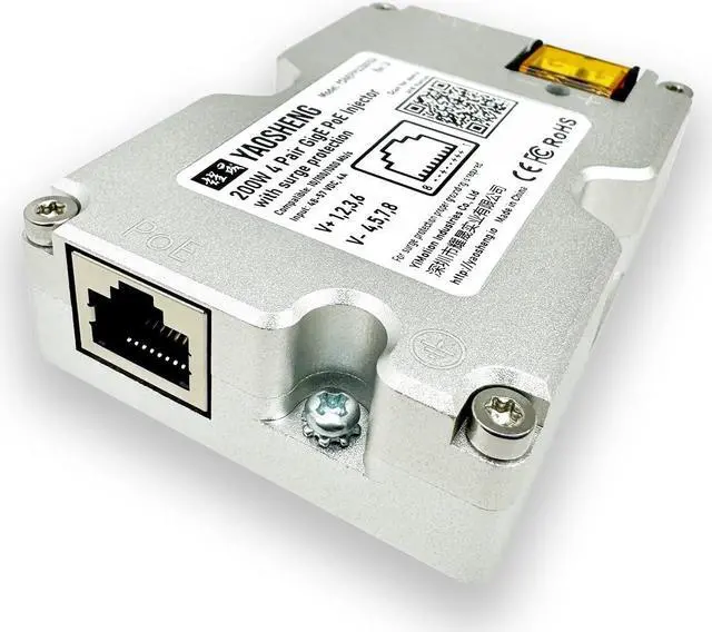 Alt view image 2 of 5 - 200W PoE Injector with Comprehensive Protection for All Standard Starlink Models.
