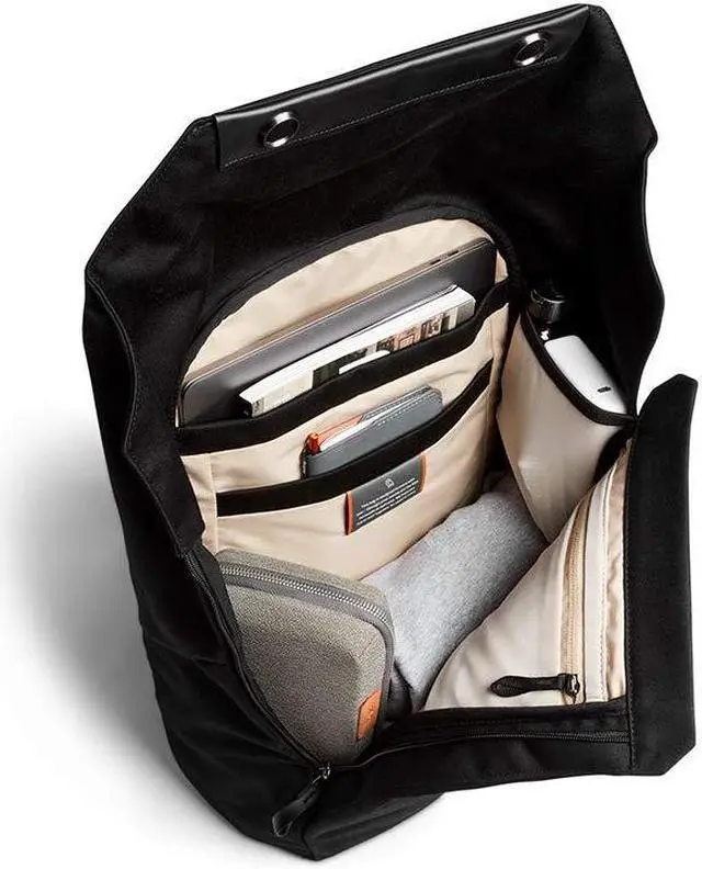 Alt view image 4 of 5 - Bellroy Melbourne Backpack  (Laptop Bag, Laptop Backpack, 18L) - Melbourne Black