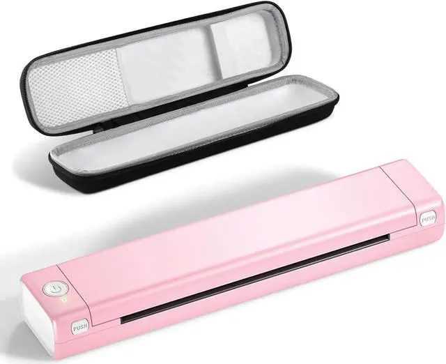 Main image of M08F Portable Printers Wireless for Travel, Thermal Printer Support 8.5" X 11" US Letter Thermal Paper, Bluetooth Inkless Printer Compatible with iOS, Android, Laptop for Travel, Office, Home (Pink)