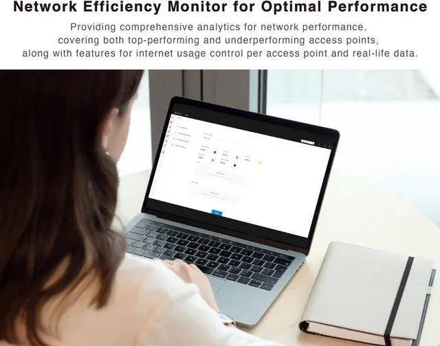Alt view image 5 of 5 - BROWAN Dashboard Controller 100 Access Points Devices Monitor Detection Reporting Quad Core Cortex A55 IP42 DDR4 4GB eMMC 32GB Real Time WIPS Network Analysis Visualized Diagrams Prism MX100