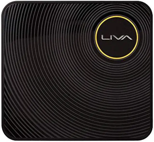 Alt view image 5 of 5 - ECS Elitegroup Liva Z Mini PC Computer Intel Celeron N3350 Dual-core, 4GB DDR3L/64GB eMMC, Type C Port, 4K@60Hz HDMI+mDP, WiFi, Ethernet, Dual Monitor Support (Liva Z N3350), Black