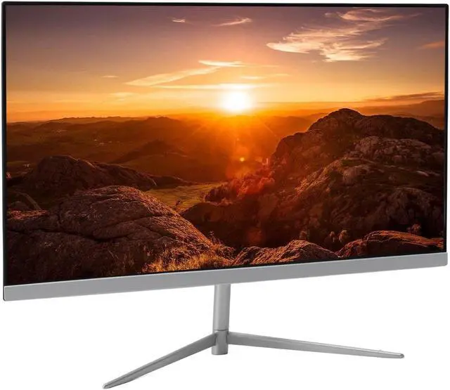 Alt view image 2 of 5 - 21.5 Inch Gaming Monitor 16:10 75Hz 1080P Slim LED Computer Display with VGA DC Port for Professional Use (US Plug)