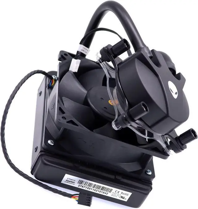 Alt view image 5 of 5 - Deal4GO Asetek Water CPU Fan & Liquid Cooling System L-Cooler 95W PP749 MH0HN for Dell Alienware Aurora R6 R7 R8 R9 R10 R11 R12 Desktop