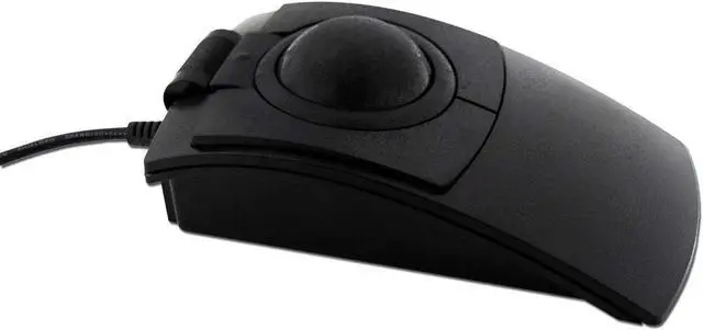 Main image of X-keys L-Trac Black Trackball Mouse with Laser Tracking Technology, Made in USA