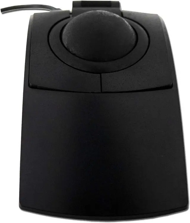 Alt view image 3 of 5 - X-keys L-Trac Black Trackball Mouse with Laser Tracking Technology, Made in USA