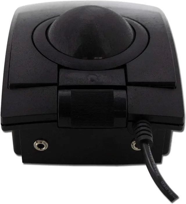 Alt view image 2 of 5 - X-keys L-Trac Black Trackball Mouse with Laser Tracking Technology, Made in USA