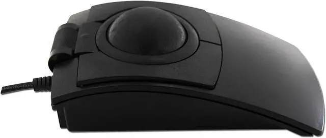 Alt view image 4 of 5 - X-keys L-Trac Black Trackball Mouse with Laser Tracking Technology, Made in USA