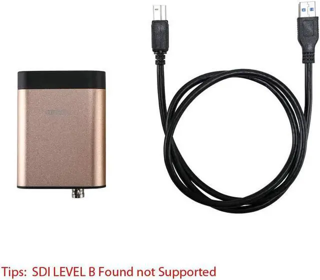 Alt view image 5 of 5 - SDTNOVA SDI to USB3.0 Video Lossless Capture 360MB/s for Windows Linux MAC OS 1080P 60fps UVC YUV422 PnP Broadcast Live Streaming Convert USB External 3G-SDI Video Capture Free Driver