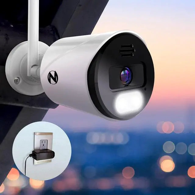 Alt view image 3 of 5 - Night Owl Sp, Llc Night Owl Wi-Fi IP 4K HD Indoor/Outdoor Dual Spotlight Cameras with 2-Way Audio, Preset Voice Alerts and Built-in Camera Siren