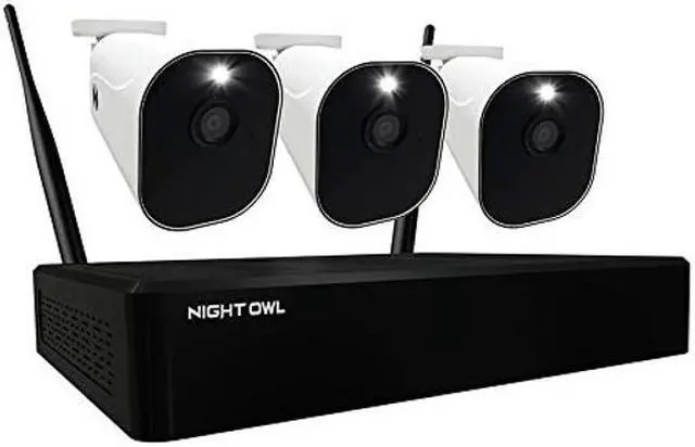 Main image of Night Owl 1080p Wire Free Smart Security System with 3 Battery Powered 1080p HD Wi-Fi IP Indoor/Outdoor Cameras, Night Vision and 1TB Hard Drive (Expandable up to 10 Wi-Fi Cameras)