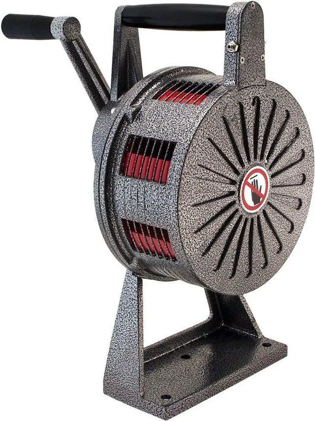 Main image of Vixen Horns Air Raid Hand Crank Siren, Loud Heavy Duty Tornado Siren with Base/Table Mount, Fire Air-raid Alarm, Warning Construction Air Horn VXS-1200M