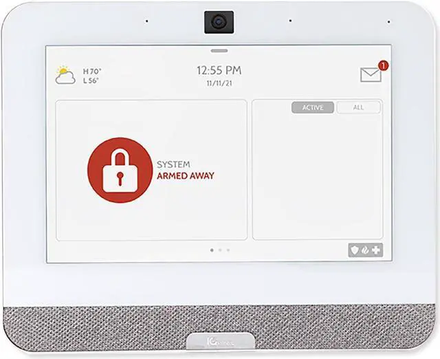 Main image of Qolsys IQP4001 Verizon IQ Panel 4 PowerG + 319.5MHz, 7" All-in-One Touchscreen, White