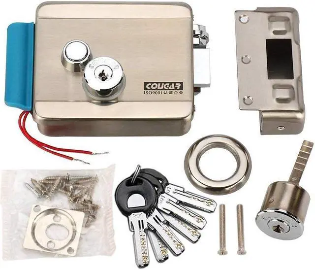 Alt view image 5 of 5 - AMOCAM Video Intercom System and Electric Electronic Door Lock and K80 12V Power Supply Control and 150FT Wire/Cable