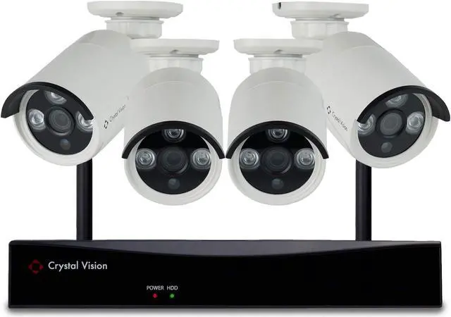 Main image of (2023 Upgraded Ver.) [8CH] Crystal Vision CVT808N-40WB 3 Mega Pixel Wireless Surveillance System NVR CCTV w/ 2TB HDD, Camera Auto Pair w/WiFi