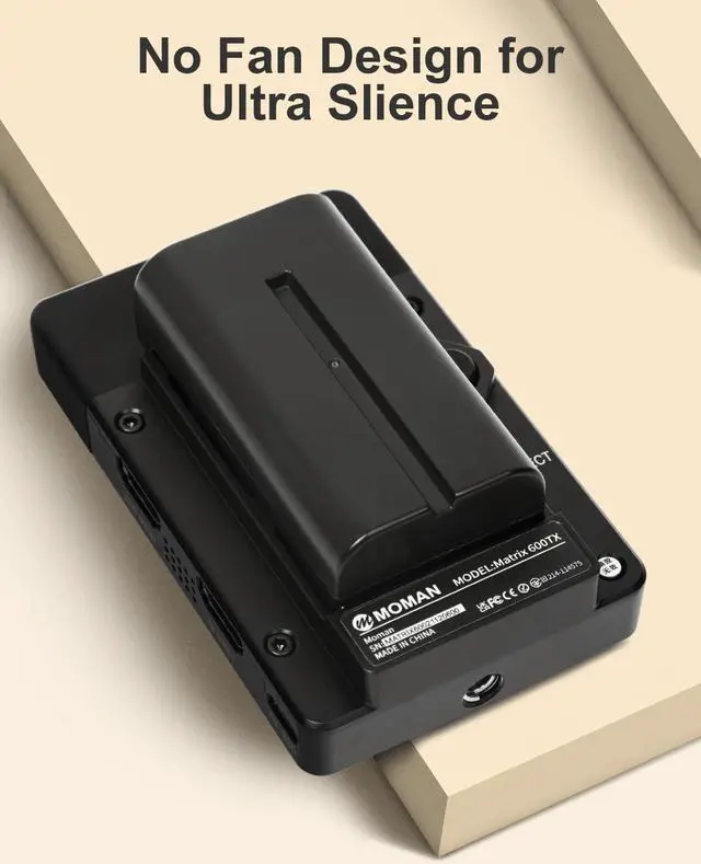 Alt view image 4 of 5 - Wireless Transmission System, Moman Matrix 600 Wireless HDMI Transmitter Receiver with Dual HDMI with 600ft Range Inbuilt Atennas Zero Noise 0.08 Latency, Moman-Wireless-HDMI-Transmitter-Receiver