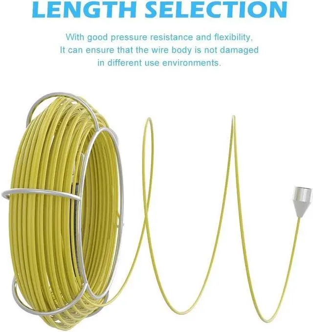 Alt view image 3 of 5 - Sanyipace Cable Coil Reel for Sewer Camera, 165FT/50M, Pipe Inspection Camera Accessories, Waterproof Drain Camera Cable, ONLY for Model: 9723D, 9723WF