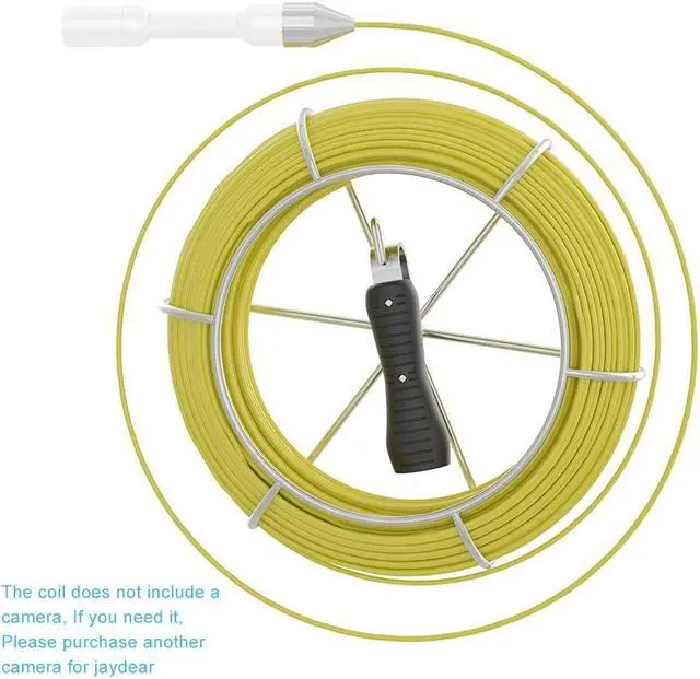 Alt view image 5 of 5 - Sanyipace Cable Coil Reel for Sewer Camera, 165FT/50M, Pipe Inspection Camera Accessories, Waterproof Drain Camera Cable, ONLY for Model: 9723D, 9723WF