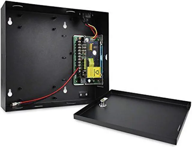 Alt view image 2 of 5 - MENGQI-CONTROL Fire Code Compatible 1 Door Access Control Systems with Fire Alarm to Trigger Door Auto Open Magnetic Lock 110V Power Box Exit Motion Sensor Complete Kit