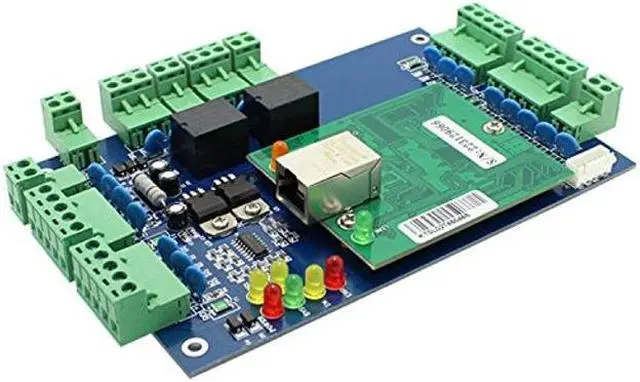 Alt view image 3 of 5 - MENGQI-CONTROL 2 Door Access Control Board System 110-240V Power Supply Box North American ANSI Electric Strike Lock RFID Reader Enroll USB Reader RFID Card & Key Fobs,Phone APP Remotely Open Door