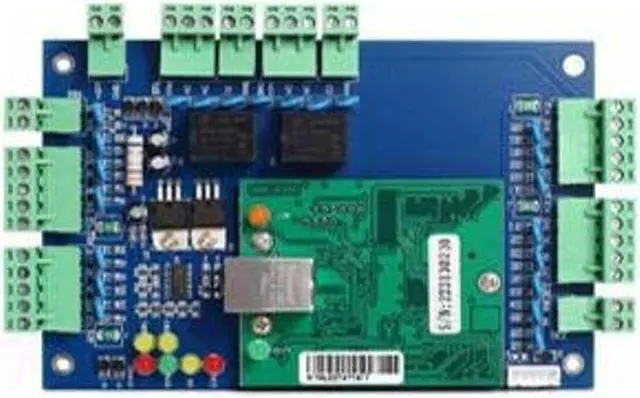 Alt view image 2 of 5 - MENGQI-CONTROL Waterproof Metal Keypad Reader Standard North American Strike Lock TCPIP 2 Doors Access Control Systems 110-240V Power Box +RFID Key Fob/Card