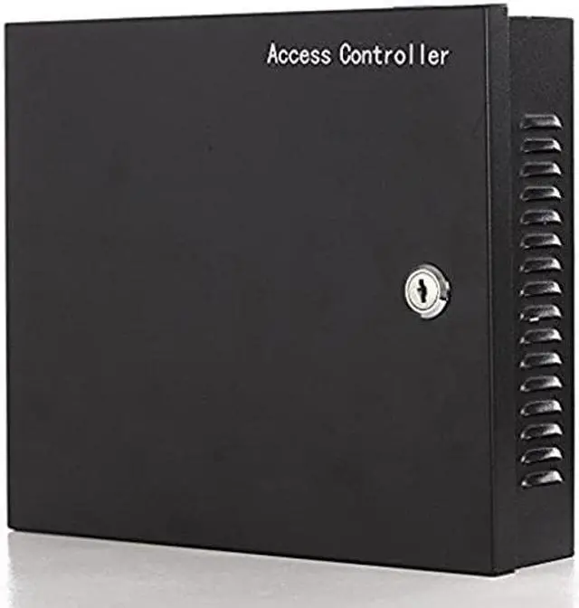Alt view image 4 of 5 - MENGQI-CONTROL Waterproof Metal Keypad Reader Standard North American Strike Lock TCPIP 2 Doors Access Control Systems 110-240V Power Box +RFID Key Fob/Card