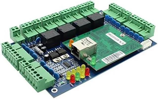 Alt view image 2 of 5 - MENGQI-CONTROL TCP/IP 4 Door Entry Access Control Panel Kit Electric Strike Fail Secure NO Mode Lock Enroll RFID USB Reader 110-240V Power Supply Box RFID Reader Phone APP remotely Open Door