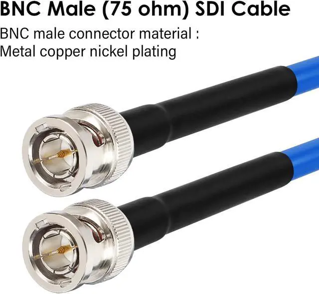 Alt view image 2 of 5 - XRDS -RF 12G SDI Cable 300FT, SDI Video Cables 3G/6G/12G 75ohm BNC Male Cable Supports HD-SDI/3G/6G-SDI/4K/8K for Video Security Camera Converter